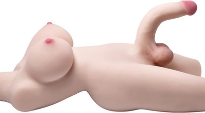 FlexMuse Trans Sex Doll Torso 3-in-1 Flexible TPE