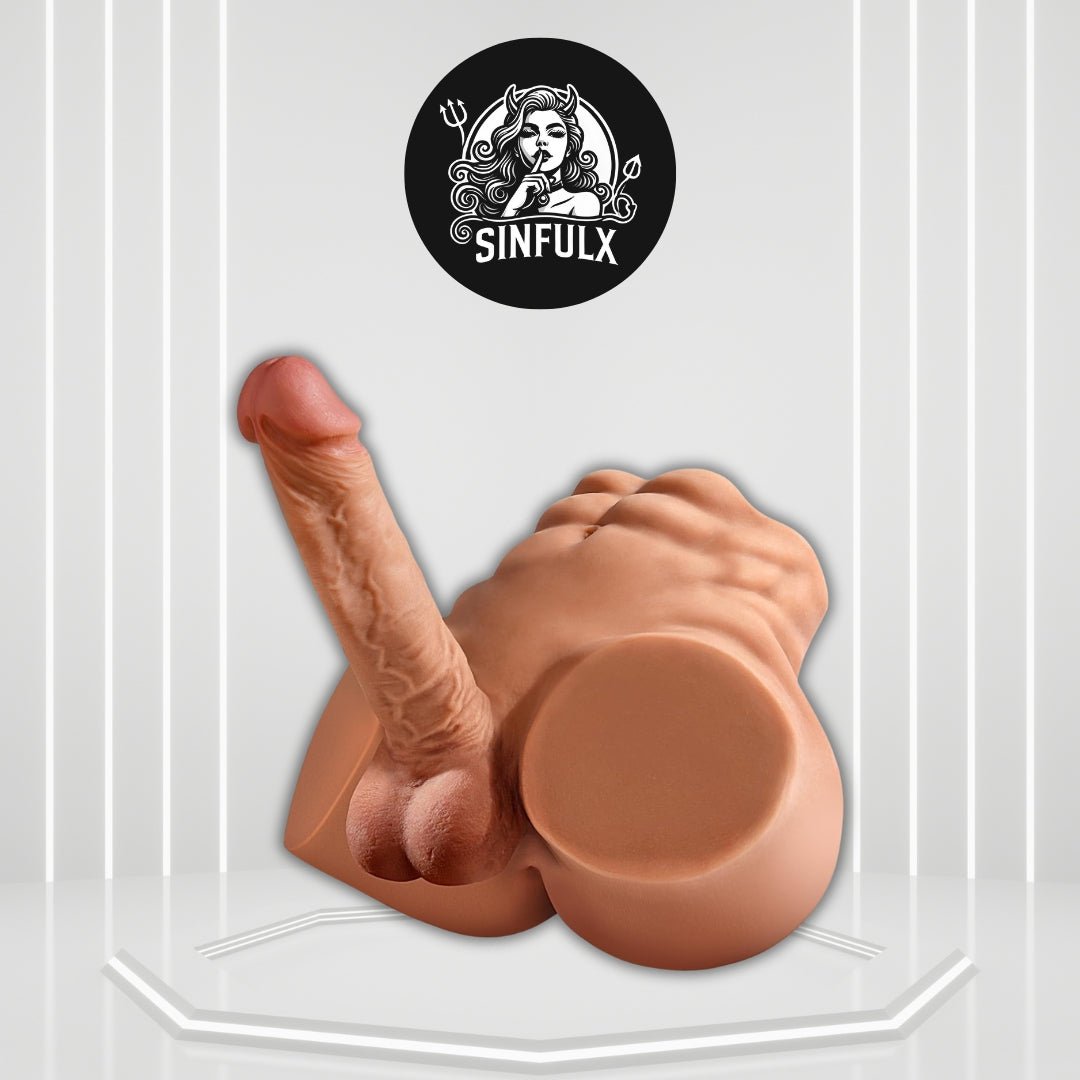 ApexShift Male Sex Doll Torso 7in Dildo 6.8LB