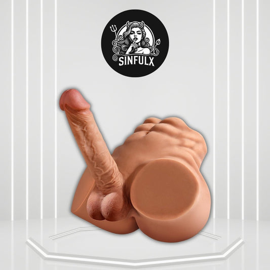 ApexShift Male Sex Doll Torso 7in Dildo 6.8LB