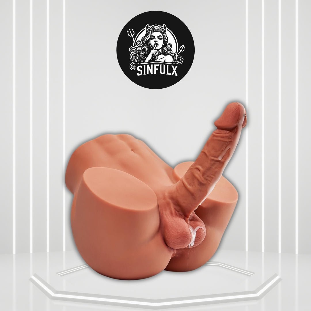 DualCoreX Male Sex Doll Torso 7in Dildo 11LB