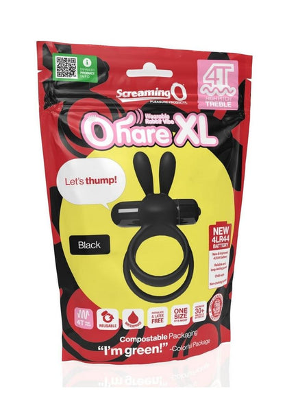 Screaming O Ohare XL Kiwi Wearable Rabbit Vibrating Cock Ring