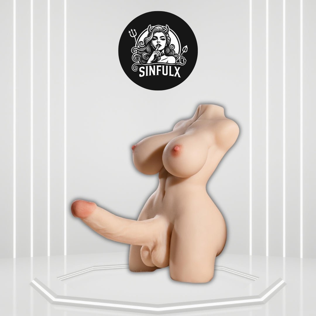 Veloura 3-in-1 Transgender Sex Doll Torso Flexible Dildo