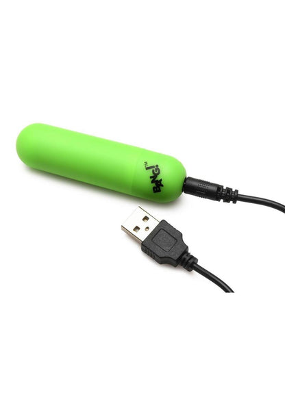 Bang! Glow in the Dark Rechargeable Silicone Cock Ring with Remote Control