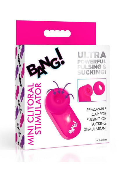 Bang! Mini Clitoral Stimulator Ultra Powerful Pulsing And Sucking