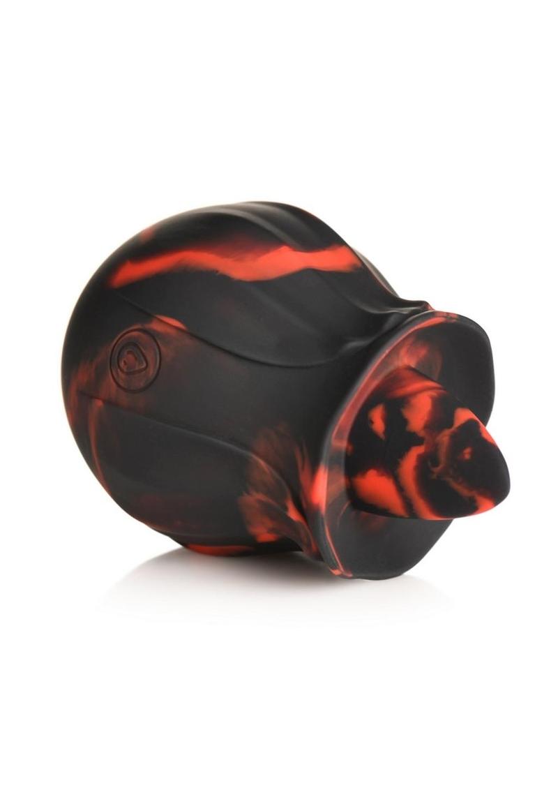 Bloomgasm Black Kiss Rimming Rose Rechargeable Clitoral Stimulator