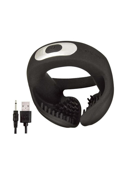 Nasstoys CockPower Scrotum Hugger Rechargeable Silicone Cock Ring