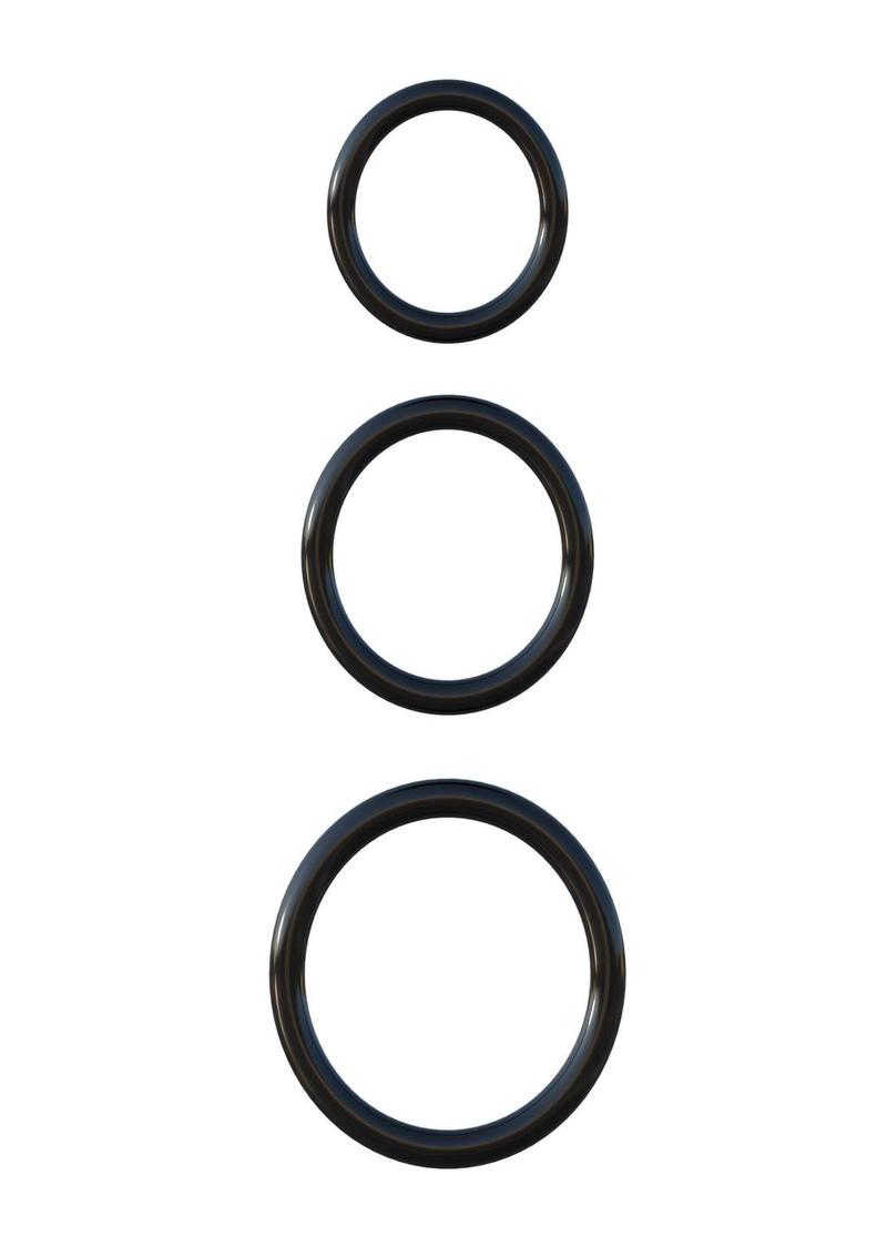 Fantasy C Ringz Silicone 3 Ring Stamina Cock Ring