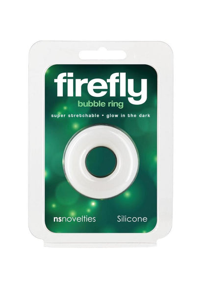 Firefly Glow in the Dark Bubble Single Super Stretchable Silicone Cock Ring