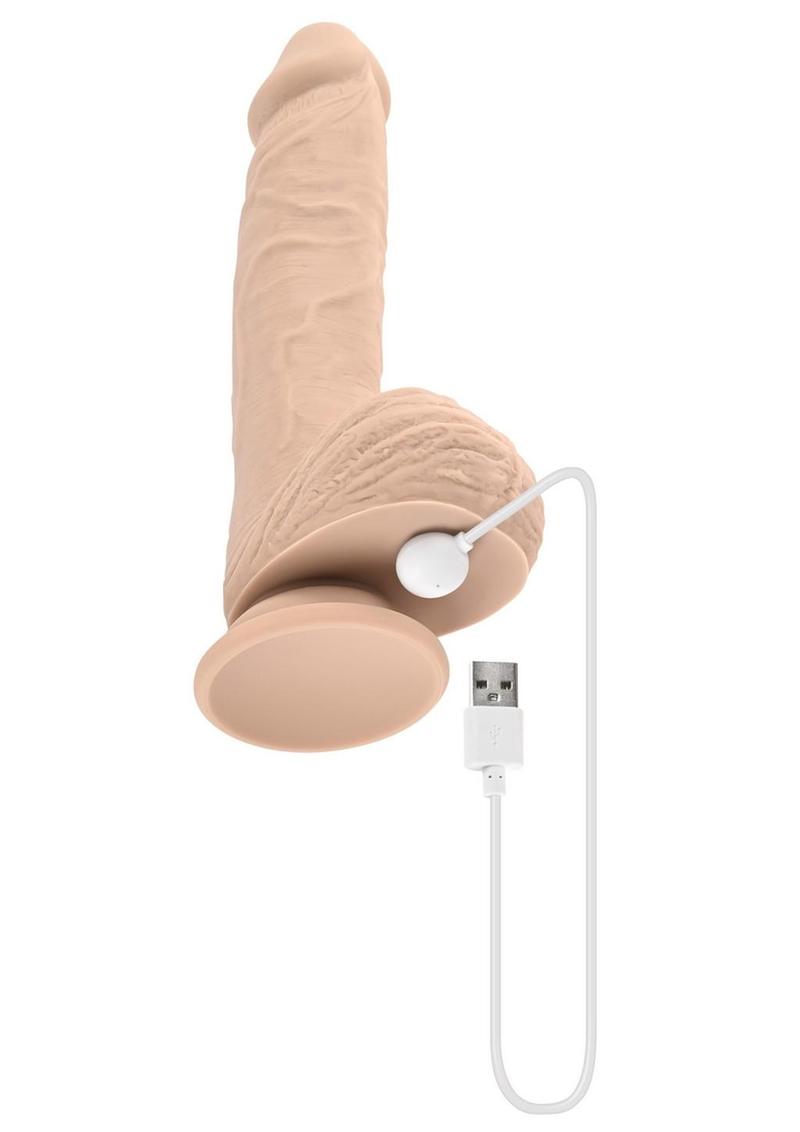 Full Monty Realistic Twirling And Thrusting Dildo with Remote Control