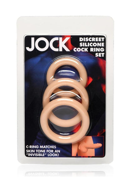 Jock Discreet Silicone Cock Ring Set