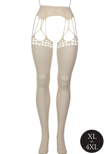 Le Désir Shredded Suspender Pantyhose One Size