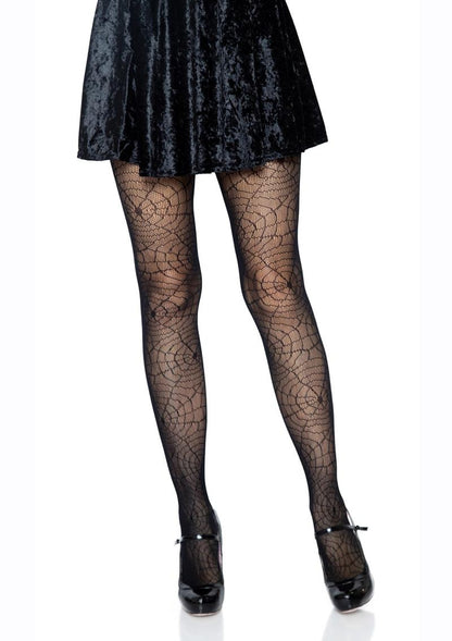 Spider Lace Pantyhose