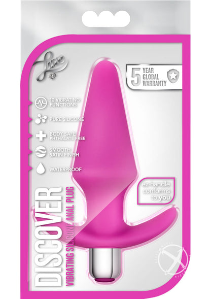 Luxe Discover Rechargeable Vibrating Butt Plug