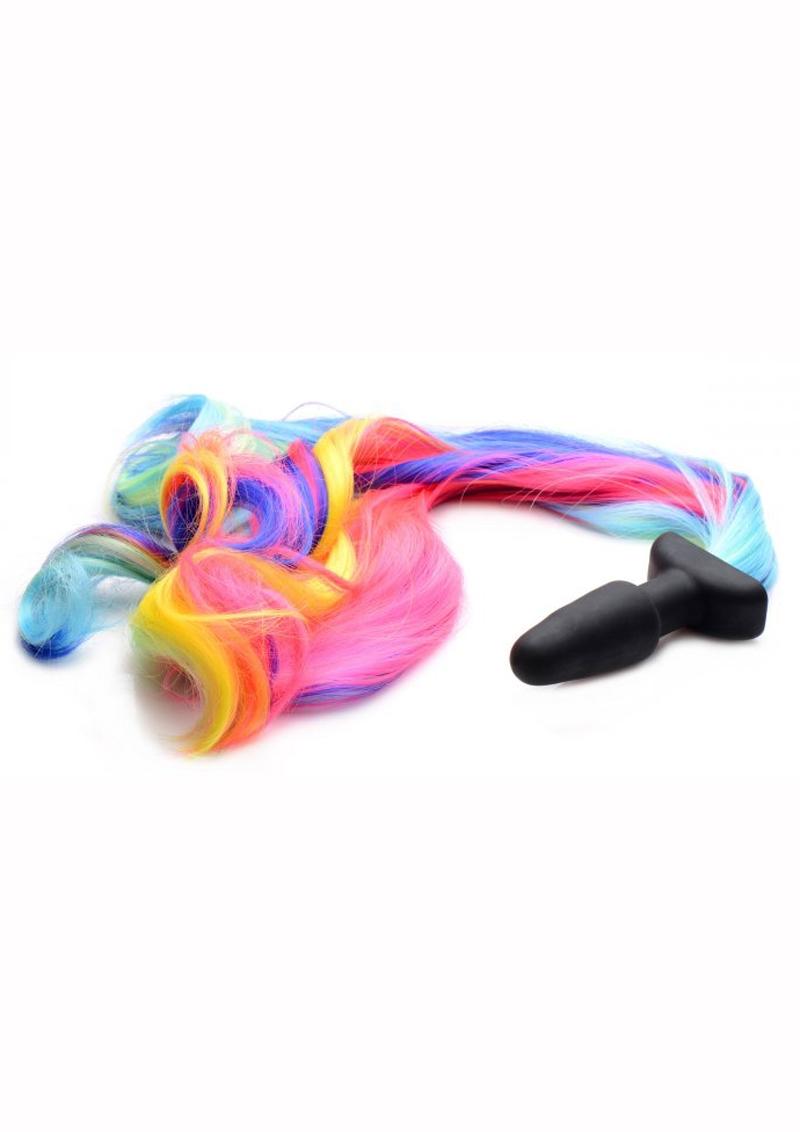 Tailz Hot Pink Pony Tail Anal Plug Fun and Flirty Anal Play Accessory