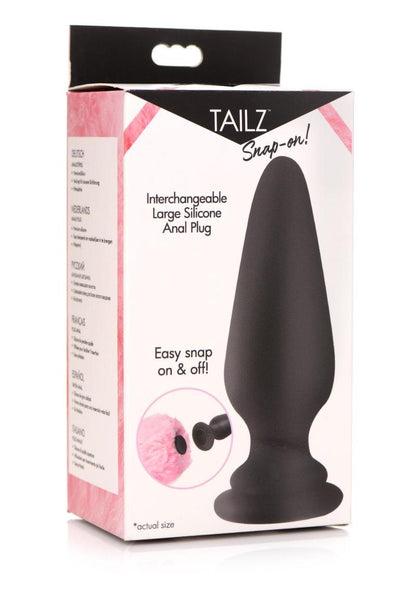Tailz Snap-On Small Silicone Anal Plug Interchangeable