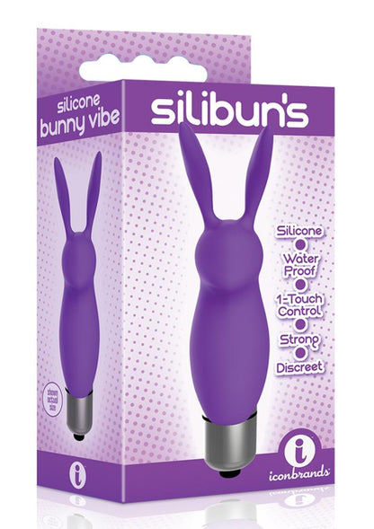 Silibun's BunnyVibe Silicone Bullet Vibrator - Pink