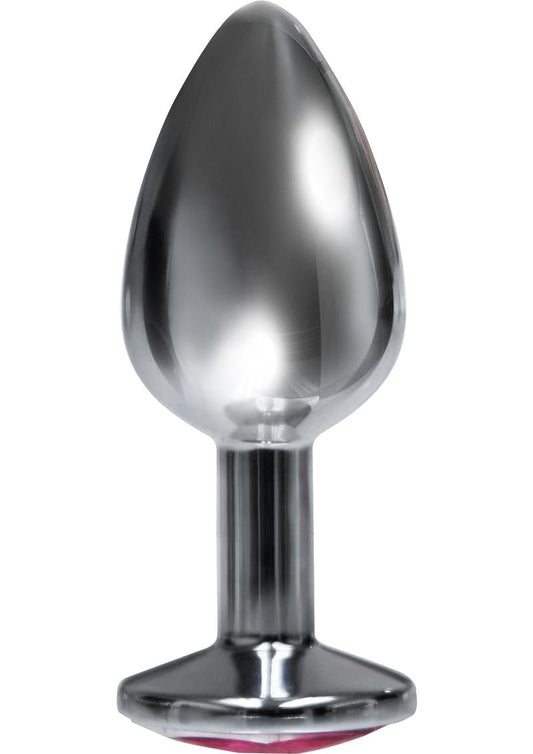 The Silver Starter Bejeweled Stainless Steel Plug