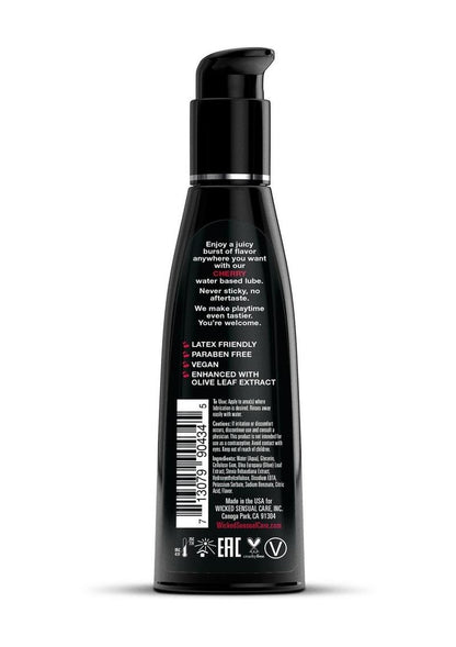 Wicked Aqua Cherry Flavored Water Based Lubricant