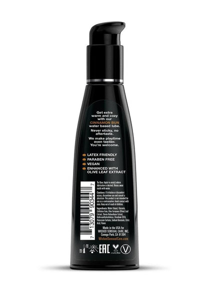 Wicked Cinnamon Bun Flavored Water Based Lubricant