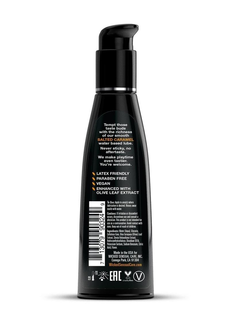Wicked Aqua Salted Caramel Flavored Water Based Lubricant