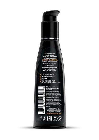 Wicked Aqua Salted Caramel Flavored Water Based Lubricant