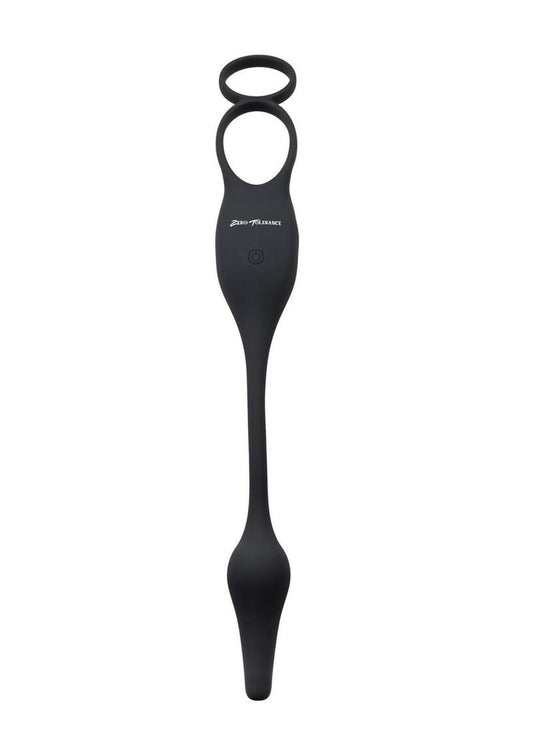 Zero Tolerance Plug And Tug Rechargeable Silicone Anal Plug and Cock Ring